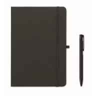   Set agenda A5, pix si cana de voiaj 350 ml, Everestus, 2601E14485, coperta cu elastic, 30.4x24.6x10.5 cm, Hartie, Negru