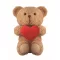 Ursulet de plus, Everestus, 2601E14690, 23 cm, Plush, Rosu