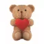Ursulet de plus, Everestus, 2601E14690, 23 cm, Plush, Rosu