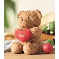 Ursulet de plus, Everestus, 2601E14690, 23 cm, Plush, Rosu