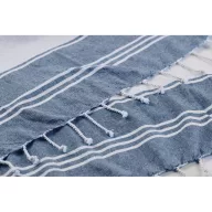   Geanta de plaja, Everestus, 2601E13994, 50x14x38 cm, Poliester, Bumbac, Albastru