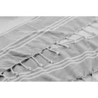   Geanta de plaja, Everestus, 2601E13995, 50x14x38 cm, Poliester, Bumbac, Gri