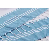   Geanta de plaja, Everestus, 2601E13996, 50x14x38 cm, Poliester, Bumbac, Turcoaz