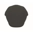 Sapca plata Newsboy cu catarama metalica, Everestus, 2601E14463, 32x38.5 cm, Poliester, Negru