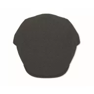   Sapca plata Newsboy cu catarama metalica, Everestus, 2601E14463, 32x38.5 cm, Poliester, Negru