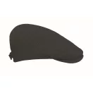 Sapca plata Newsboy cu catarama metalica, Everestus, 2601E14463, 32x38.5 cm, Poliester, Negru
