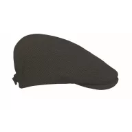   Sapca plata Newsboy cu catarama metalica, Everestus, 2601E14463, 32x38.5 cm, Poliester, Negru