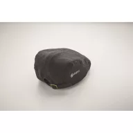   Sapca plata Newsboy cu catarama metalica, Everestus, 2601E14463, 32x38.5 cm, Poliester, Negru