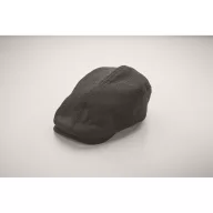   Sapca plata Newsboy cu catarama metalica, Everestus, 2601E14463, 32x38.5 cm, Poliester, Negru