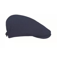   Sapca plata Newsboy cu catarama metalica, Everestus, 2601E14460, 32x38.5 cm, Poliester, Albastru