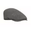 Sapca plata Newsboy cu catarama metalica, Everestus, 2601E14461, 32x38.5 cm, Poliester, Gri