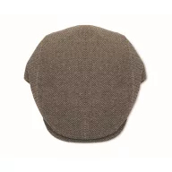   Sapca plata Newsboy cu catarama metalica, Everestus, 2601E14462, 32x38.5 cm, Poliester, Kaki
