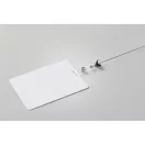 Suport ecuson, Everestus, 2601E13972, 120x80x0.76 mm, PVC, Alb
