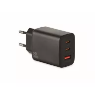   Adaptor priza cu 2 poli, Everestus, 2601E13836, 89.2x44x31.4 mm, Policarbonat, Negru