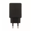 Adaptor priza cu 2 poli, Everestus, 2601E13836, 89.2x44x31.4 mm, Policarbonat, Negru