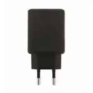   Adaptor priza cu 2 poli, Everestus, 2601E13836, 89.2x44x31.4 mm, Policarbonat, Negru