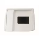 Adaptor universal cu 2 poli, Everestus, 2601E14505, Plastic, Alb
