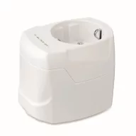   Adaptor universal cu 3 poli, Everestus, 2601E14507, Plastic, Alb
