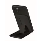 Suport magnetic pentru telefon, Everestus, 2601E14657, 6.5x9.5x1 cm, Poliuretan, Negru