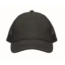 Sapca trucker cu 5 panouri, Everestus, 2601E14468, 21x16x11.5 cm, Bumbac, Negru
