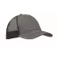 Sapca trucker cu 5 panouri, Everestus, 2601E14467, 21x16x11.5 cm, Bumbac, Gri piatra