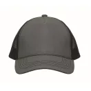 Sapca trucker cu 5 panouri, Everestus, 2601E14467, 21x16x11.5 cm, Bumbac, Gri piatra