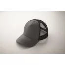 Sapca trucker cu 5 panouri, Everestus, 2601E14467, 21x16x11.5 cm, Bumbac, Gri piatra