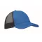 Sapca trucker cu 5 panouri, Everestus, 2601E14466, 21x16x11.5 cm, Bumbac, Albastru regal