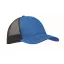 Sapca trucker cu 5 panouri, Everestus, 2601E14466, 21x16x11.5 cm, Bumbac, Albastru regal