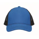 Sapca trucker cu 5 panouri, Everestus, 2601E14466, 21x16x11.5 cm, Bumbac, Albastru regal