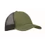 Sapca trucker cu 5 panouri, Everestus, 2601E14469, 21x16x11.5 cm, Bumbac, Verde militar