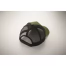 Sapca trucker cu 5 panouri, Everestus, 2601E14469, 21x16x11.5 cm, Bumbac, Verde militar