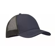   Sapca trucker cu 5 panouri, Everestus, 2601E14465, 21x16x11.5 cm, Bumbac, Albastru French Navy