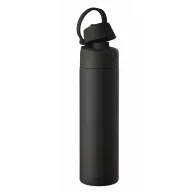   Sticla termos 500 ml, Everestus, 2601E14546, Ø7.4x26.6 cm, Otel, Negru