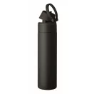 Sticla termos 500 ml, Everestus, 2601E14546, Ø7.4x26.6 cm, Otel, Negru