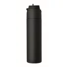 Sticla termos 500 ml, Everestus, 2601E14546, Ø7.4x26.6 cm, Otel, Negru
