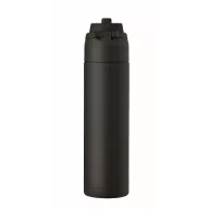   Sticla termos 500 ml, Everestus, 2601E14546, Ø7.4x26.6 cm, Otel, Negru