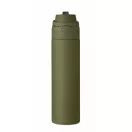Sticla termos 500 ml, Everestus, 2601E14549, Ø7.4x26.6 cm, Otel, Verde inchis