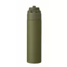 Sticla termos 500 ml, Everestus, 2601E14549, Ø7.4x26.6 cm, Otel, Verde inchis