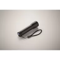   Lanterna reincarcabila, Everestus, 2601E14018, 2.5x2.5x10 cm, Aluminiu, Negru