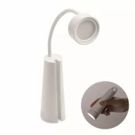   Lampa de birou si lanterna 2-in-1, Everestus, 2610E19107, 4.3x 4.3x15 cm, ABS, Alb