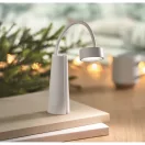 Lampa de birou si lanterna 2-in-1, Everestus, 2610E19107, 4.3x 4.3x15 cm, ABS, Alb