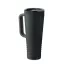 Cana de voiaj, Everestus, 2610E18476, 700 ml, Ø10x25 cm, Otel inoxidabil, Negru