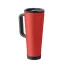 Cana de voiaj, Everestus, 2610E18478, 700 ml, Ø10x25 cm, Otel inoxidabil, Rosu