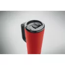 Cana de voiaj, Everestus, 2610E18478, 700 ml, Ø10x25 cm, Otel inoxidabil, Rosu