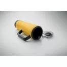 Cana de voiaj, Everestus, 2610E18475, 700 ml, Ø10x25 cm, Otel inoxidabil, Galben
