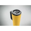 Cana de voiaj, Everestus, 2610E18475, 700 ml, Ø10x25 cm, Otel inoxidabil, Galben