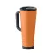 Cana de voiaj, Everestus, 2610E18477, 700 ml, Ø10x25 cm, Otel inoxidabil, Portocaliu