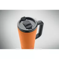   Cana de voiaj, Everestus, 2610E18477, 700 ml, Ø10x25 cm, Otel inoxidabil, Portocaliu