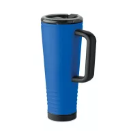   Cana de voiaj, Everestus, 2610E18474, 700 ml, Ø10x25 cm, Otel inoxidabil, Albastru regal